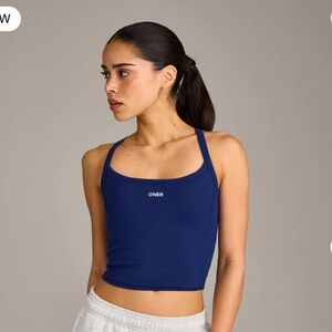 MELLOW™ RIB RACER BACK MID VEST WITH BUILT IN BRA SHELF